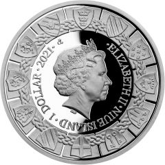 1 Dollar - Elizabeth II Excalibur and Lady of the Lake
