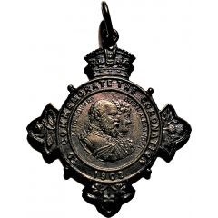 Medallion - Edward VII and Alexandra Coronation Burgh of Govan