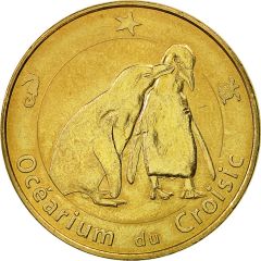 Monnaie de Paris Tourist Token - Océarium du Croisic Les manchots du Cap