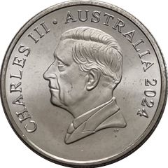 5 Cents - Charles III 1st Portrait - Wooden Echidna