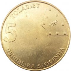 5 Tolarjev First railway in Slovenia