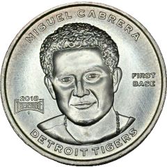 Medal - Baseball Treasure Miguel Cabrera