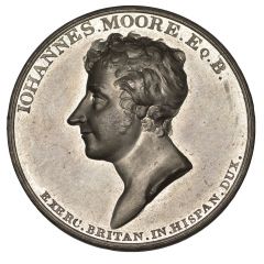 Medal - George III John Moore, white metal