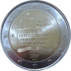 2 Euros Declaration of Civil Rights