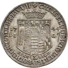 ⅔ Thaler - Christof Louis II and Frederick Botho