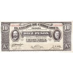 10 Pesos El Estado de Chihuahua