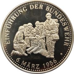 Medal - 40 Jahre Bundesrepublik Deutschland Introduction of the German Armed Forces