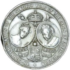 Medal - Victoria Diamond Jubilee; Vaughton, silver
