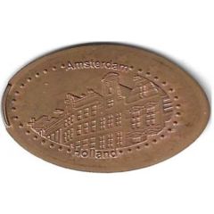 Elongated coin - Amsterdam