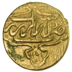 1/2 Mohur Ashrafi - Karim Khan Zand Type C, Raŝt mint