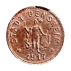 50 Pfennig - Bensheim