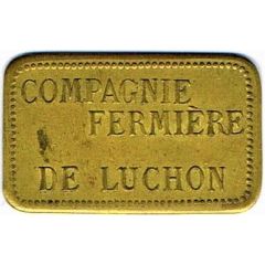 1 franc - Compagnie Fermière de Luchon - Bagnères-de-Luchon [31]