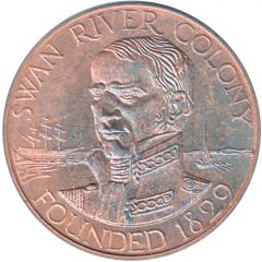 Medal - Western Australia 150th Anniversary History of Mining