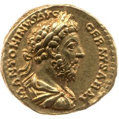 Aureus - Marcus Aurelius TR P XXX IMP VIII COS III P P DE SARM