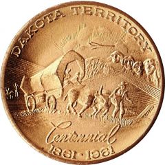 50 Cents - Dakota Territory Centennial Sioux Falls, South Dakota