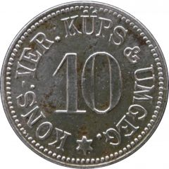 10 Pfennig - Kons.-Ver. Küps and Umgeg. Küps