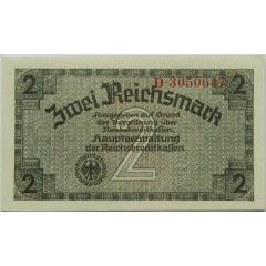 2 Reichsmark Reichskreditkassenschein