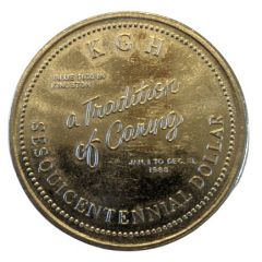 Sesquicentennial Dollar - Kingston, Ontario