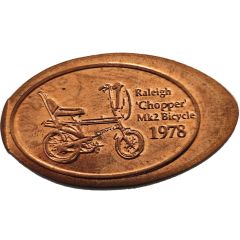 Elongated Coin - Raleigh Chopper Mk2 Bicycle 1978