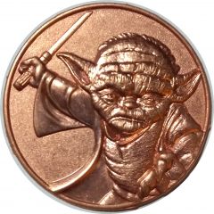 Token - California Lottery Star Wars Collectible Coin - Master Yoda
