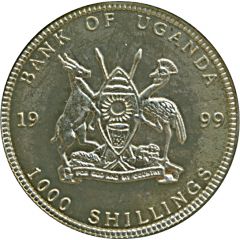 1000 Shillings 10 Euro cent Netherlands