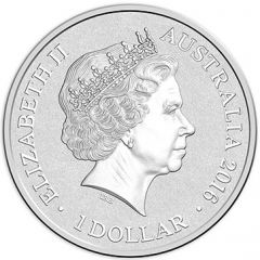 1 Dollar - Elizabeth II 4th Portrait - Alphabet Collection - Letter B - Silver Proof