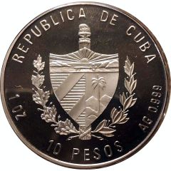 10 Pesos Iberian grey wolf