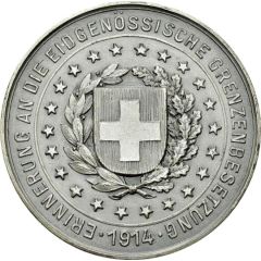 Souvenir of the Swiss border occupation General Ulrich Wille