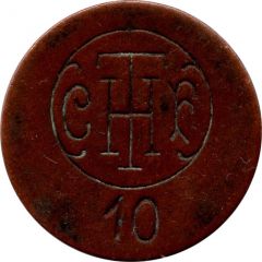 10 Centimes - C.F.T.H. - Compagnie Française Thomson Houston - Paris [75]