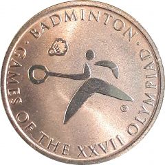 Medal - Sporting Pictograms Sydney 2000 Olympics, Badminton