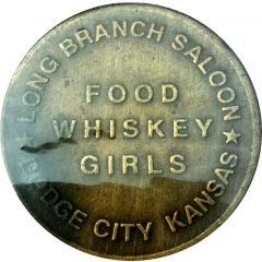 Brothel Token - Long Branch Saloon Dodge City, Kansas