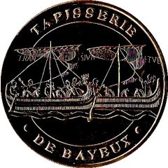 Monnaie de Paris Tourist Token - Tapisserie de Bayeux Les Normands traversant la Manche