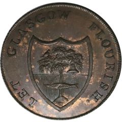 1/2 Penny Lanarkshire - Glasgow / A. Molison