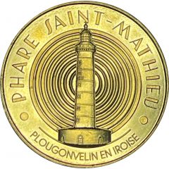 Jeton touristique - Monnaie de Paris - Plougonvelin en iroise - Phare Saint-Mathieu