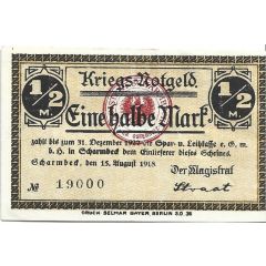 1/2 Mark Spar- und Leihkasse