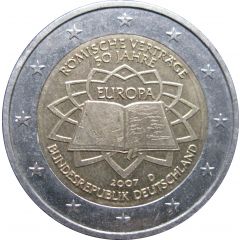 2 Euros Treaty of Rome