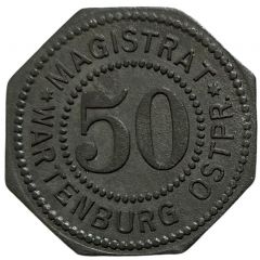 50 Pfennig - Wartenburg Ostpreussen