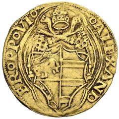 1 Ducat - Alexander VI Ascanio Sforza Legate