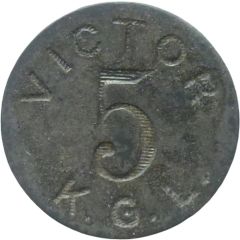 5 Pfennigs - Rauxel Victor K.G.L.