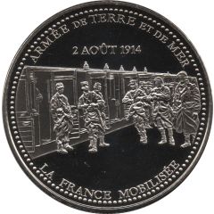 Token - The Great War 1914-1918 France mobilized