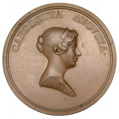Medal - George III Princess Charlotte, bronze