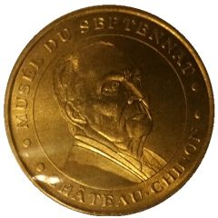 Monnaie de Paris Tourist Token - Chateau-Chinon Musée du Septennat