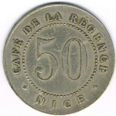 50 Centimes - Café de la Régence Nice