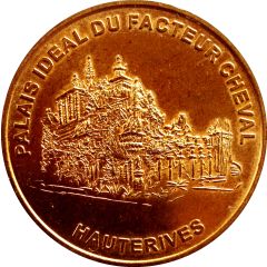Monnaie de Paris Tourist Token - Hauterives Palais idéal du facteur Cheval