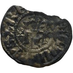 Denier - Philippe Ier Etampes , monogramme odonique