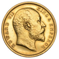 Gold Rupee - Edward VII