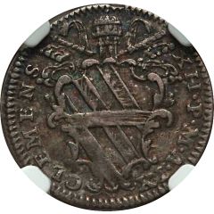 1 Grosso - Clement XII IN CIBOS PAVPERVM - Palm wreath
