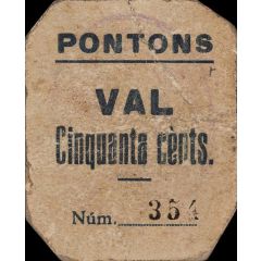 50 Céntimos Pontons