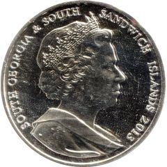 2 Pounds - Elizabeth II Blue Whale