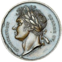 Medalet - George IV `The Coronation`, bronze